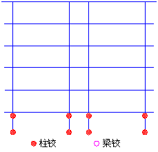 图17 工况3的塑性铰分布(18.0s时刻)