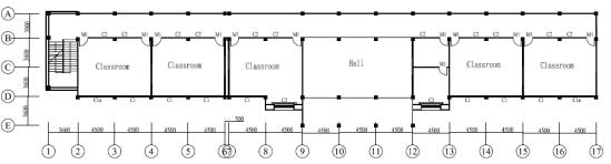 Fig. 4 Plan of the Classroom Building