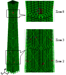 Figure 11 Distribution of plastic zones under two different seismic intensities. (a) PGA = 400 cm/s2; (b) PGA = 510 cm/s2.