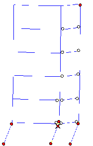 Figure 16. Failure modes with different footing rotational stiffness (t=17.42s)