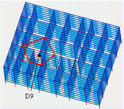 Figure 11 Simulation of the fire-induced collapse process