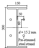 Dimensions of components in Specimen M-P100-S(C) (unit: mm)