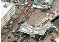 A Norway train derailed and collided with a building in 2010